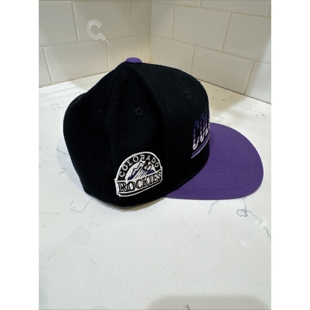 Vintage American Needle Colorado Rockies MLB Snapback Hat Embroidered Logo - Picture 4 of 10